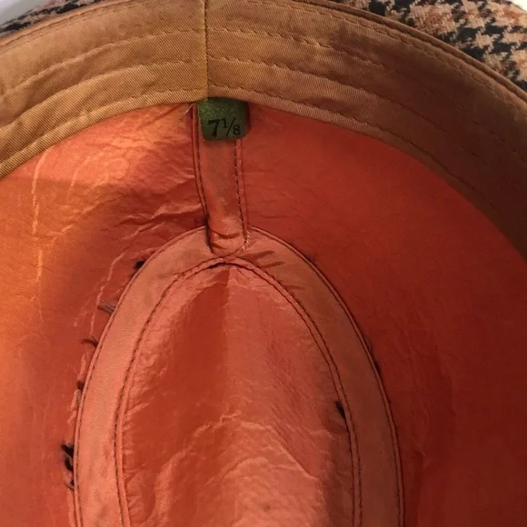 VTG United Hatters Tweed Houndtooth Unisex Retro Hat - Picture 9 of 13